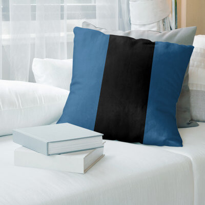 ArtVerse Colorado Hockey Striped Pillow Cover