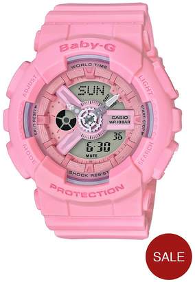 Casio Baby G Pink Resin Strap Ladies Watch