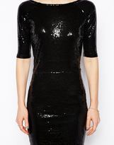 Thumbnail for your product : Sugarhill Boutique Dazzle Sequin Dress With Heart Cut Out