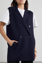 Thumbnail for your product : Max Mara Double-breasted Wool Vest - Blue