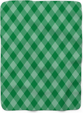 MentionedYou Joyous Tartan - 1 Piece Premium Sherpa Blanket 0039