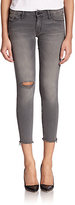 Thumbnail for your product : Mother The Looker Distressed Skinny Ankle Jeans