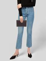 Thumbnail for your product : Valentino Leather-Trimmed Canvas Clutch