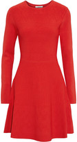 Thumbnail for your product : Jason Wu Flared Pointelle-knit Mini Dress