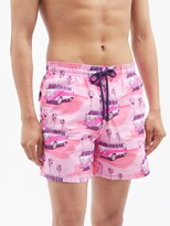 Thumbnail for your product : Vilebrequin Moorea Campervan-print Swim Shorts - Pink Multi