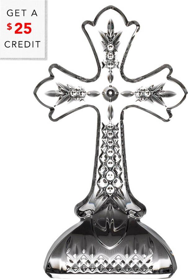 Waterford Lismore Standing Cross 7.5In With $25 Credit