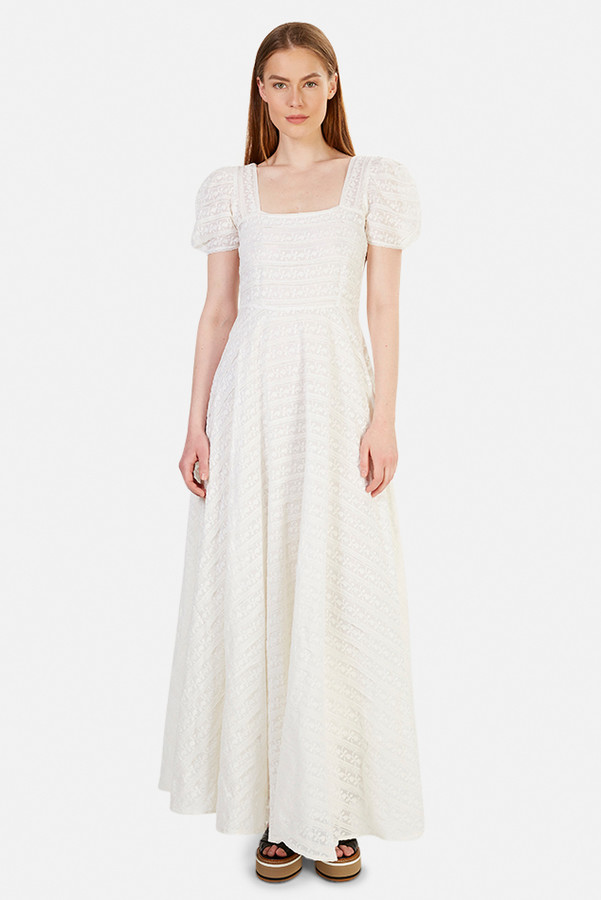 LoveShackFancy Ivory Ryan Dress ShopStyle