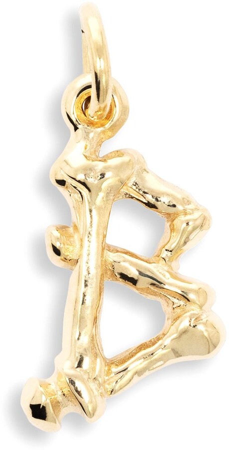 The Great Frog 18kt gold Alphabones 'B' pendant ShopStyle Necklaces