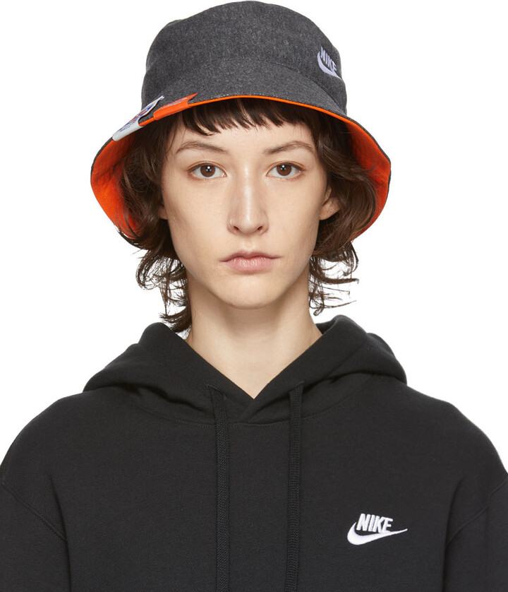 Nike Grey Heathered Bucket Hat ShopStyle