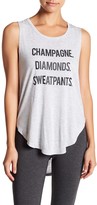 Thumbnail for your product : Betsey Johnson Front Graphic Print Tank Top