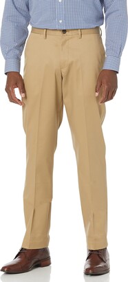 Buttoned Down Mens Relaxed Fit Pleated Non-Iron Dress Chino Pant Brand 