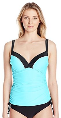 Free Country Women's Double Strap-Side Adjustable Tankini