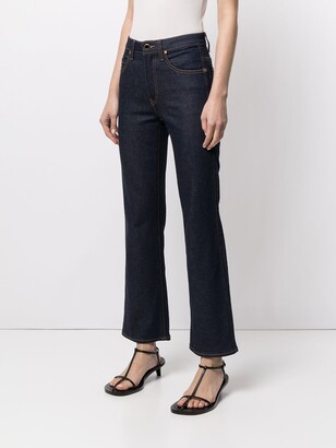 KHAITE Vivian high-rise flared jeans