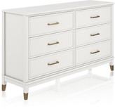 Thumbnail for your product : CosmoLiving by Cosmopolitan Westerleigh 6 Drawer Dressing Table - White