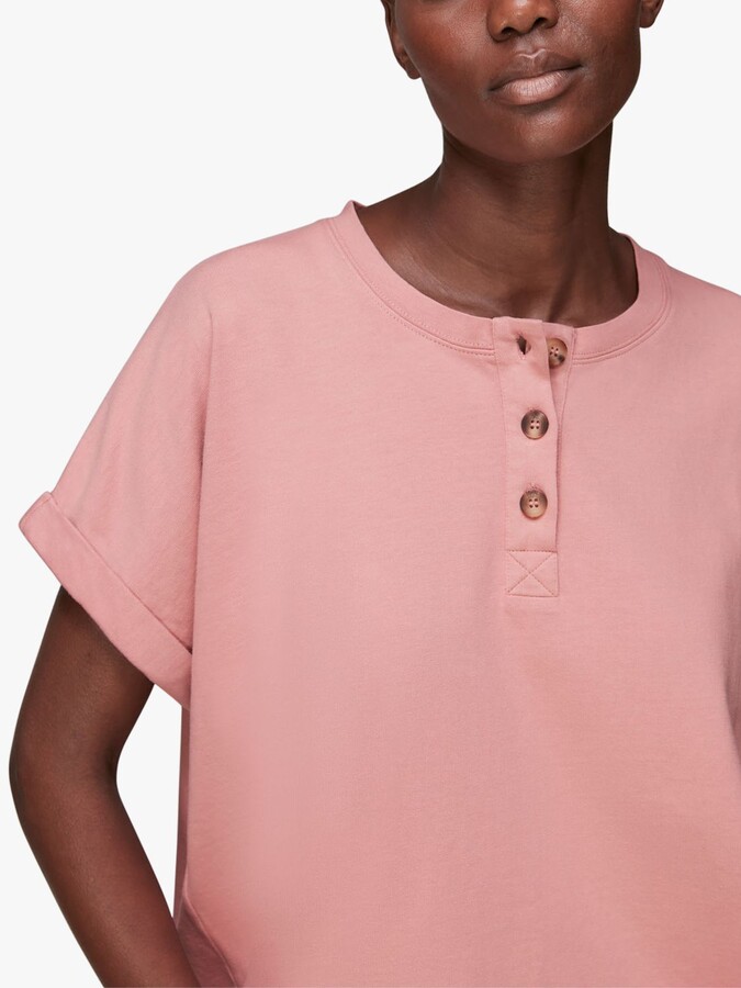 whistles pink t shirt