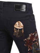 Thumbnail for your product : Dolce & Gabbana Printed Cotton Trousers