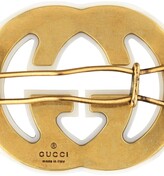 Thumbnail for your product : Gucci crystal-embellished interlocking G hair slide
