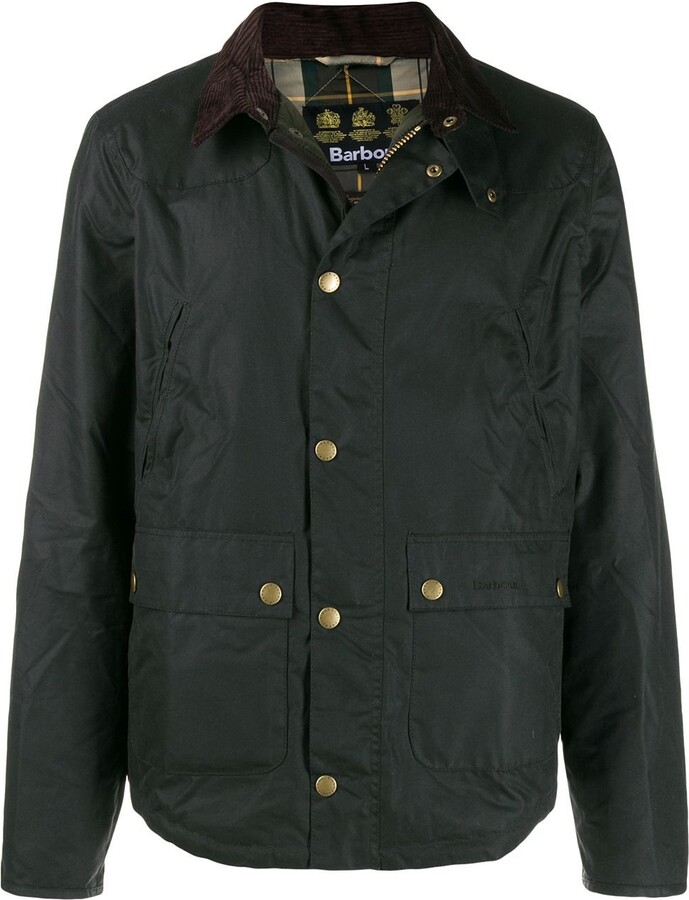 Barbour Reelin wax-coated jacket - ShopStyle