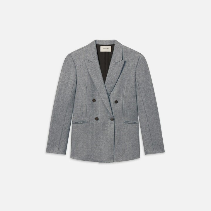 Frame Double Breasted Blazer