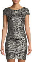 Thumbnail for your product : Dress the Population Tabitha Patterned Sequin Bodycon Dress