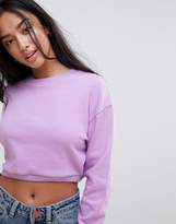 Thumbnail for your product : ASOS Petite Cropped Sweatshirt