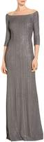 Thumbnail for your product : St. John Plaited Stardust Rib Knit Gown