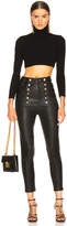 Thumbnail for your product : Marissa Webb Alma Stretch Leather Pant in Black | FWRD