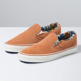 Vans Suede Sherpa Classic Slip-On - ShopStyle