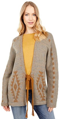 gold kimono cardigan