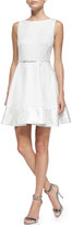 Thumbnail for your product : Erin Fetherston ERIN Kelsey Diamond-Print Fit & Flare Dress