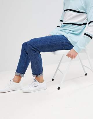 ASOS DESIGN Stretch Slim Jeans In Retro Dark Wash Blue