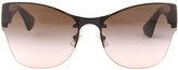 Thumbnail for your product : Miu Miu Wide-Temple Sunglasses, Red/Black