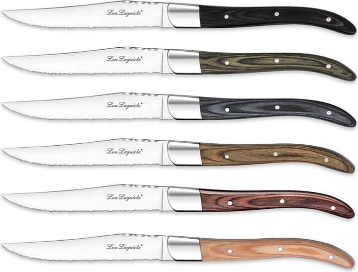 Couzon Lou Laguiole Louis Steak Knife Set of 6