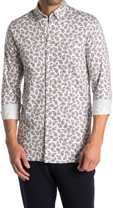 big and tall paisley dress shirt