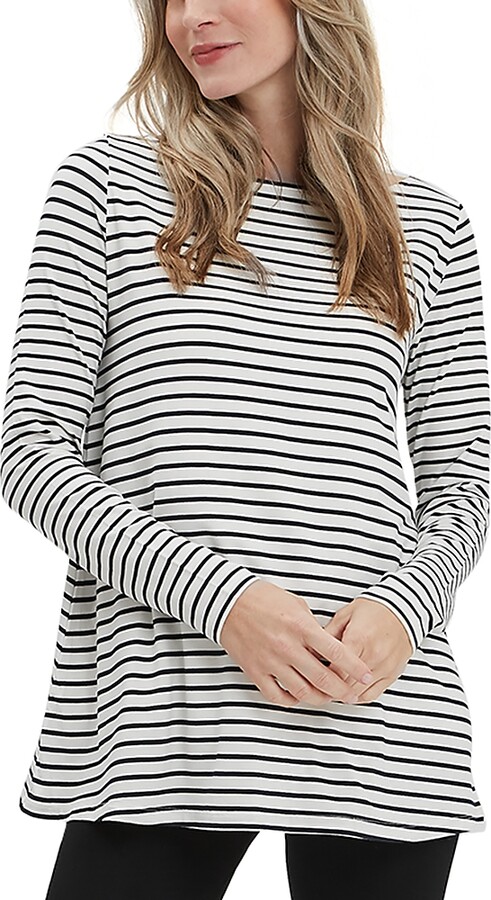 Nom Maternity Boat Neck Tee