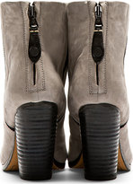 Thumbnail for your product : Rag and Bone 3856 Rag & Bone Grey Nubuck Classic Newbury Ankle Boots