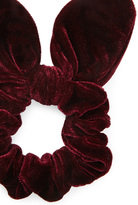 Thumbnail for your product : Forever 21 Velvet Bow Scrunchie