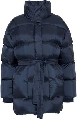 GOEN.J Belted Quilted Shell Down Jacket