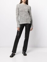 Thumbnail for your product : Proenza Schouler White Label Ribbed-Knit Side-Slit Jumper