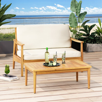 SnugglySolace Wood And Coffee Table With Strong Build Exotic Modern Flair