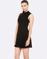 Thumbnail for your product : Oxford Emma High Neck Pleat Dress Blk X
