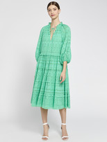 Thumbnail for your product : Alice + Olivia Layla Tiered Ruffle Midi Dress