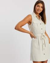 Thumbnail for your product : Atmos & Here Alexi Button Front Pocket Dress