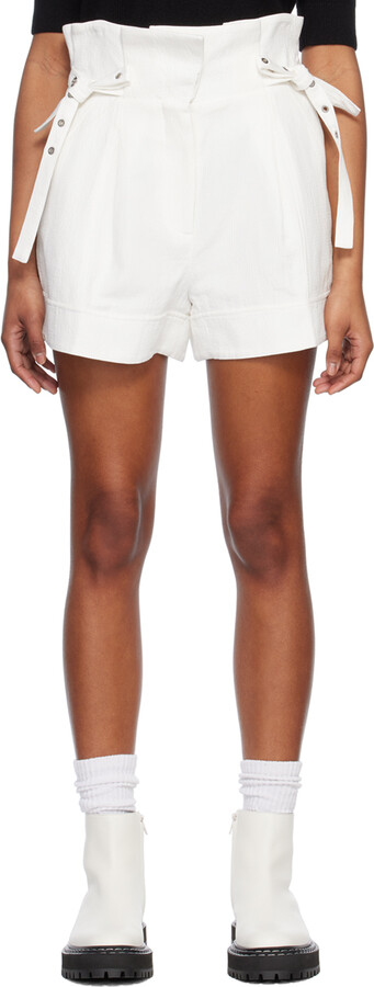 3.1 Phillip Lim Women's White Shorts | ShopStyle
