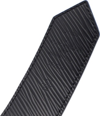 Louis Vuitton Monogram Calfskin 35mm LV Circle Reversible Belt 80 32 Black