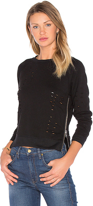Central Park West Great Jones Distressed Sweater