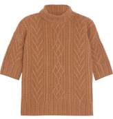 Thumbnail for your product : Iris & Ink Barbara Cable-Knit Cashmere Turtleneck Sweater