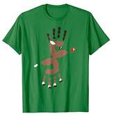 Thumbnail for your product : Hand Red Reindeer Cute Christmas Tee Shirt