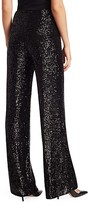 Thumbnail for your product : Teri Jon by Rickie Freeman Sequin Wide-Leg Pants