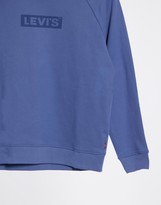 Thumbnail for your product : Levi's graphic crew sweatshirt in blue